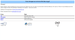 Desktop Screenshot of lists.lms.org.pl