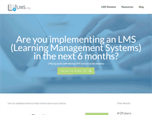 Tablet Screenshot of lms.org
